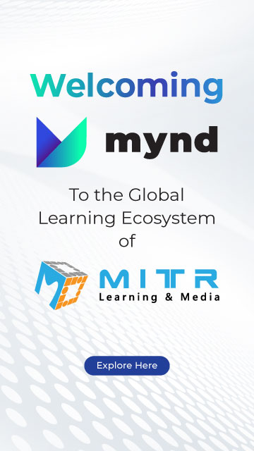 Man in glasses working on a laptop at a desk with documents and a plant, next to text promoting Upside Learning’s eBook “Beyond Training: An Actionable Guide to Learning That Delivers Measurable Business Impact,” with a Download Now button.